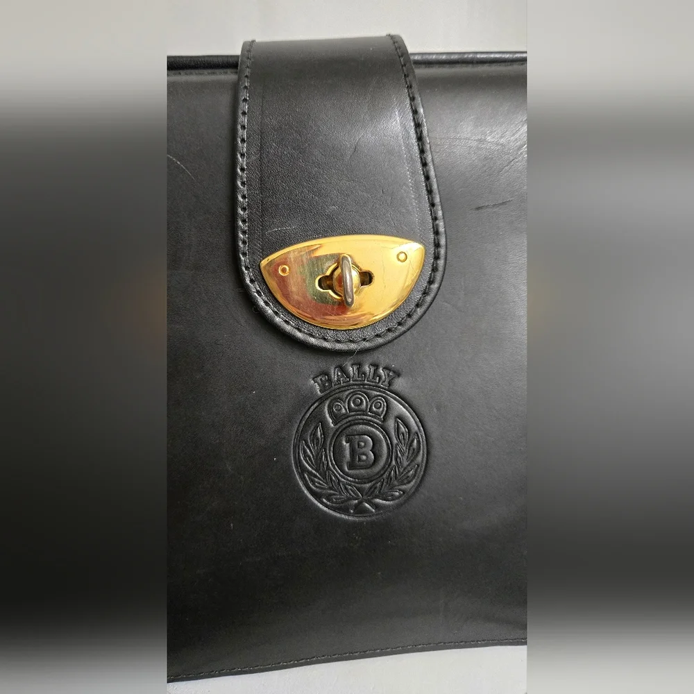 EUC Rare Vintage Bally Doctor-Type Leather Purse - Picture 8 of 11